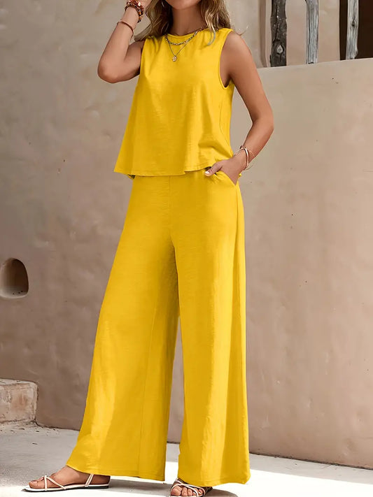Set Elegante Emily: Canotta e Pantaloni
